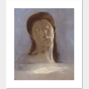 Closed Eyes by Odilon Redon Posters and Art